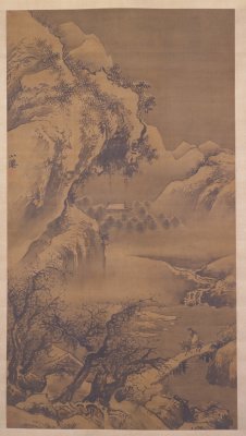 图片[1]-Wuwei Baqiao Snow Map Axis-China Archive